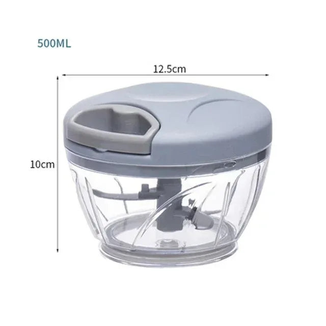 500/900ML handmatige knoflookpers roestvrij staal multifunctionele voedselsnijder zware ergonomische keukenhulp