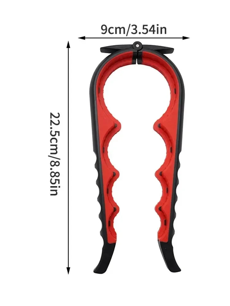4-in-1 Multi Functional Can Opener Bottle Opener Cap Twister Anti Slip Heavy Duty Stainless Steel Kitchen Tool