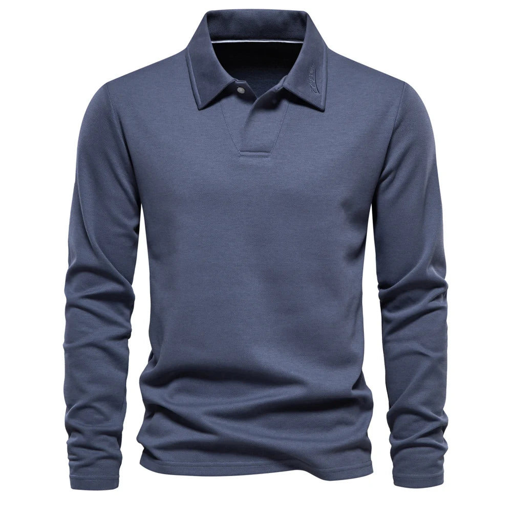 Men's Embroidery Polo Shirt Fashion Neck Turn Down Collar Casual Social Polo Shirts Luxury Golf Shirt For Men