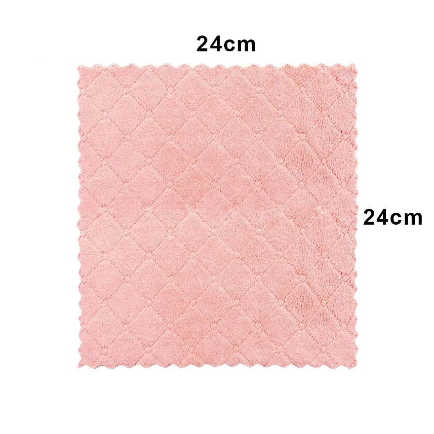 10 stuks microvezel multifunctionele vaatdoeken dubbelzijdig absorberend niet-kras vaatdoeken keukenbenodigdheden accessoires