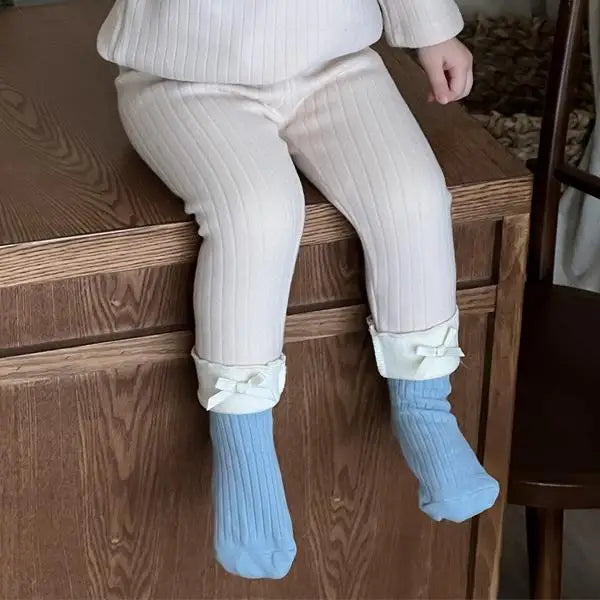 2025 Winter Nieuwe Baby Dikke Warme Kledingset Meisjes Strik Fleece Bottoming Shirts + Leggings 2 Stuks Pak Peuter Plus Fluwelen Kleding