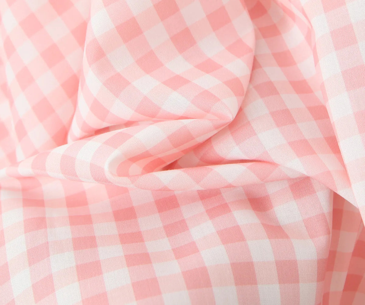 Summer Women Sexy Backless Pink Plaid Halter Dress Low Waist Elegant Party Dresses Holiday Robe