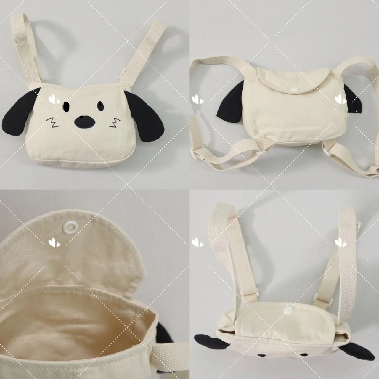 0-15KG dog Backpack for Dogs Puppy cat Bag with Harness Collar Harness with Leash Set Pet cute Bag for Small Pet Outdoor Travel