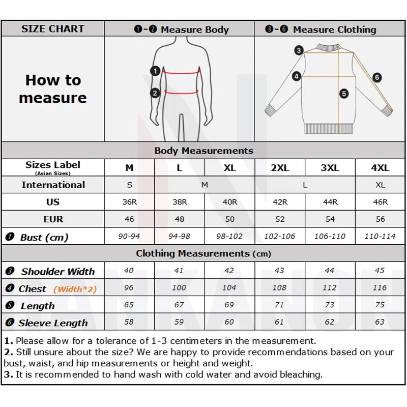 Men's Autumn and Winter Warm Turtleneck O-Neck Sweater, Thickened Slim-Fit Bottoming Shirt, Fine knitted Sweater Sizes M-4XL