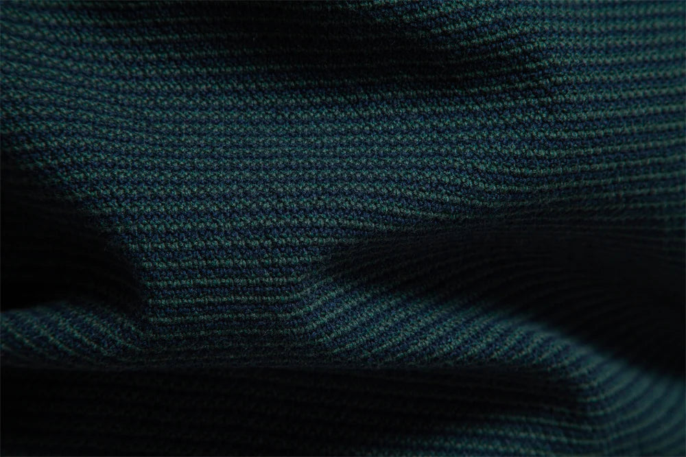 Men's Striped Sweater Solid Colour Knitted Pullover Warm Luxury Cotton Autumn Winter Casual Turtleneck Men's Sweaters