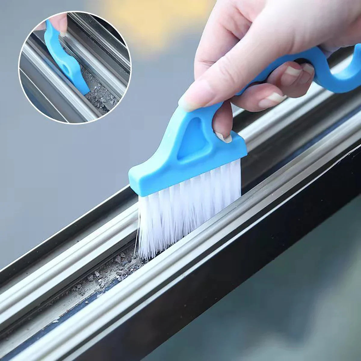 3Pcs Windows Gap Household Cleaning Brush Flat Mouthed Shovel Useful Things For Kitchen Bathroom Toilet Tools Home Supplies