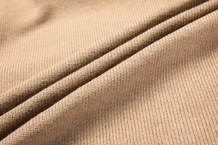 Men's Solid Colour Autumn Long-Sleeved Stretch Warm Cardigan, Daily Jacket Sizes M-4XL