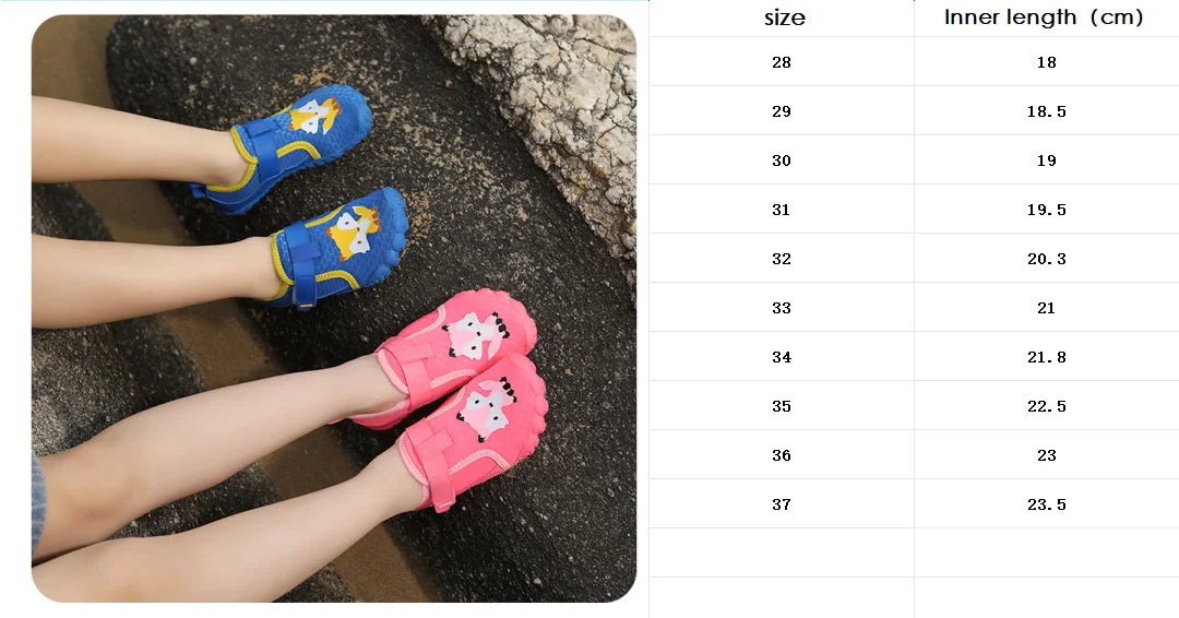 Kids Wide Toe Beach Shoes Lightweight Breathable Non Slip Rubber Sole with Durable Construction for Long Lasting Use
