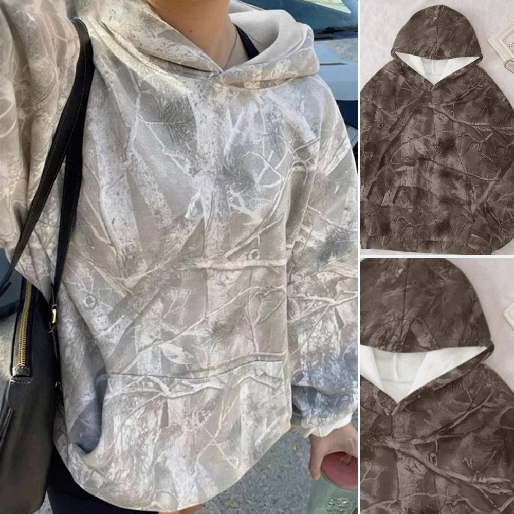 Women's Hoodies Autumn Winter Fashion Comfortable Sporty 2025 Tie Dye Casual Long Sleeve Hooded Daily Hoodies