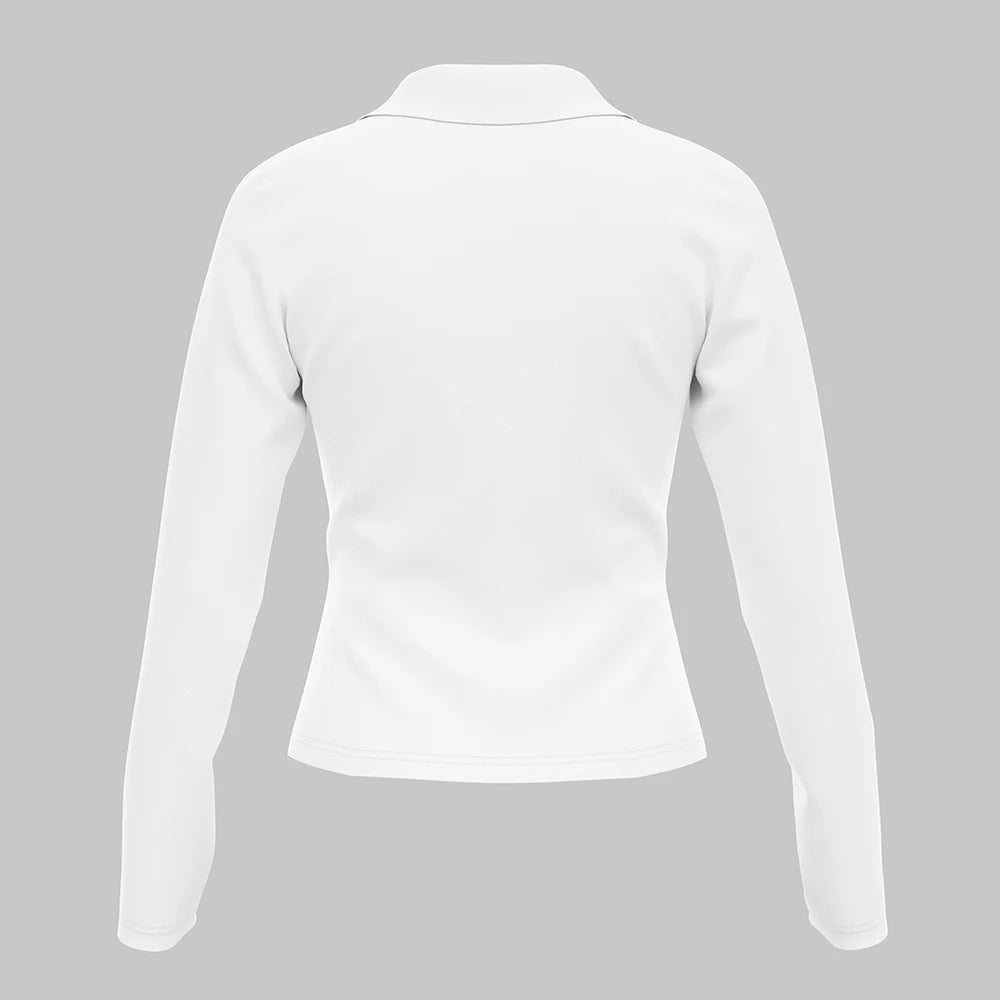 Women's Blouses All Season Decent Basics Single Breasted Button Long Sleeve Lapel Office Lady Blouses