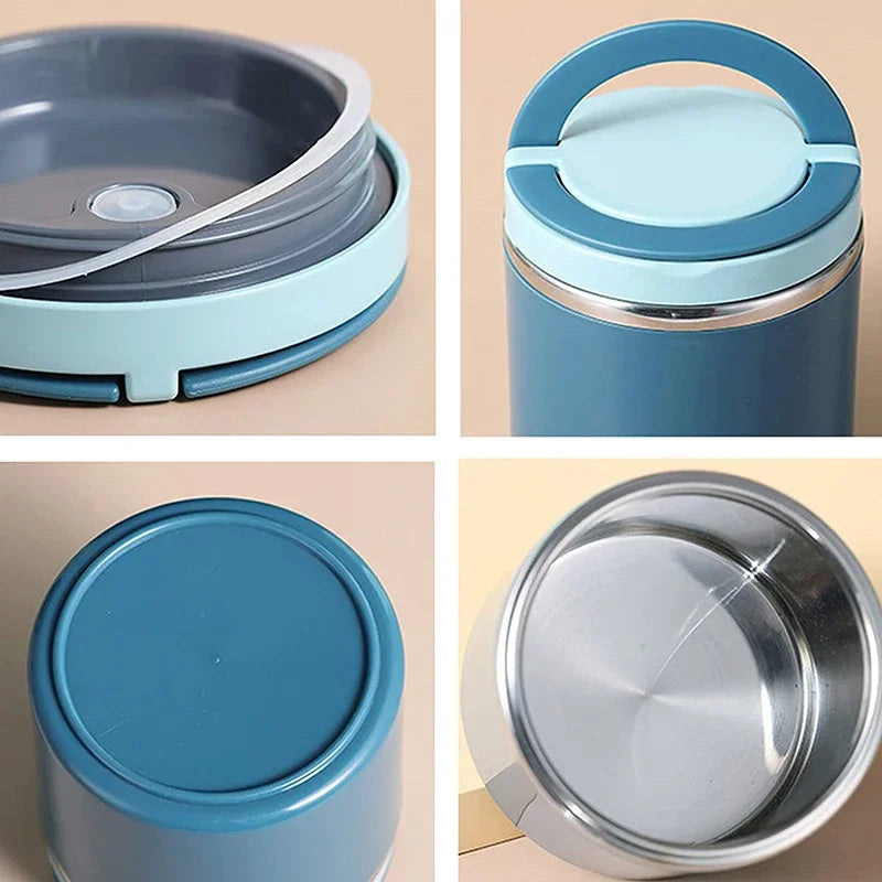 630/1000ML Voedselthermische pot Geïsoleerde soepbeker Thermoscontainers RVS Lunchbox Thermo Houdt Warm voor Schoolkinderen