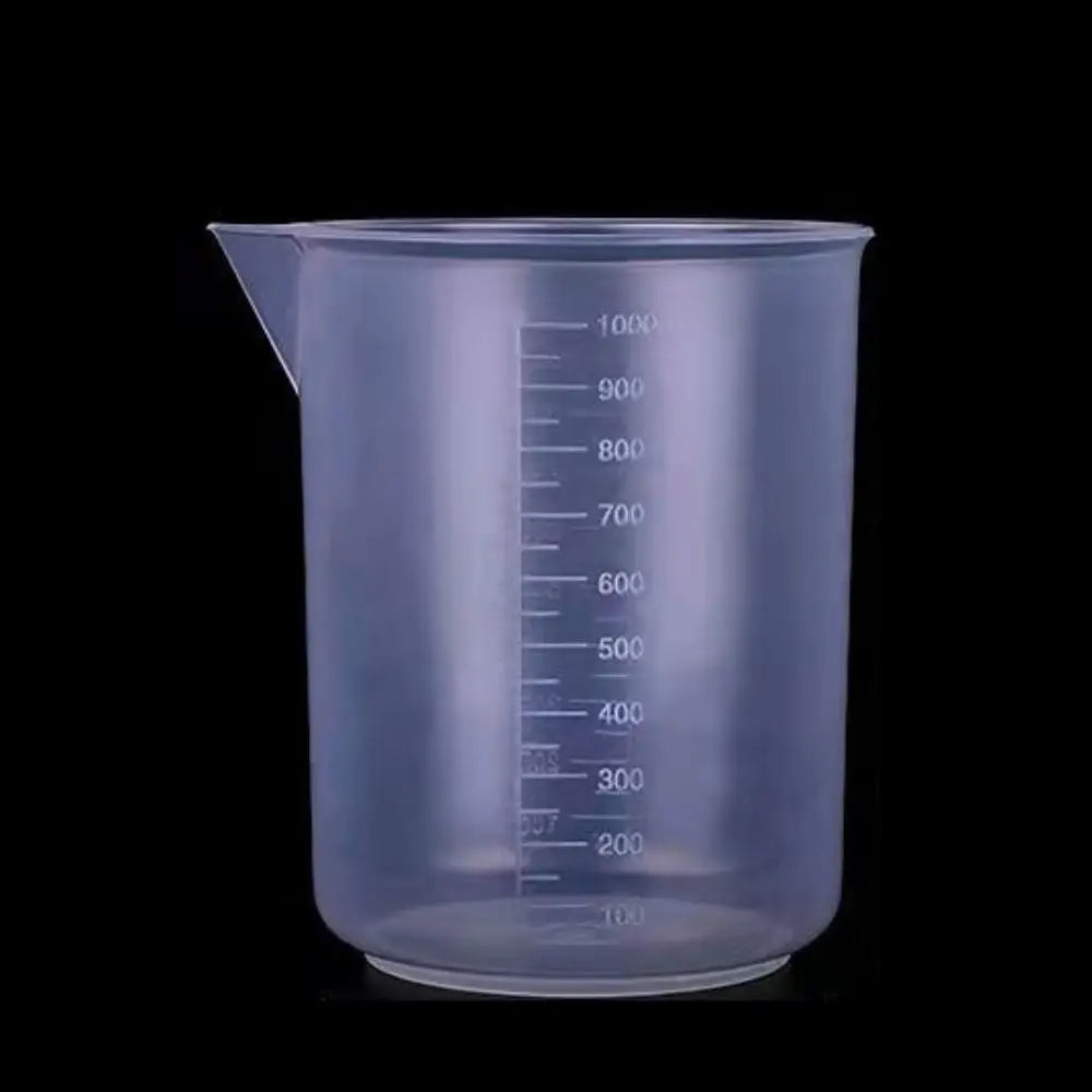 Plastic Transparent Measuring Cup for Kitchen Chemical Laboratory Test Stackable Graduated Cylinder Beaker Mixing Cups