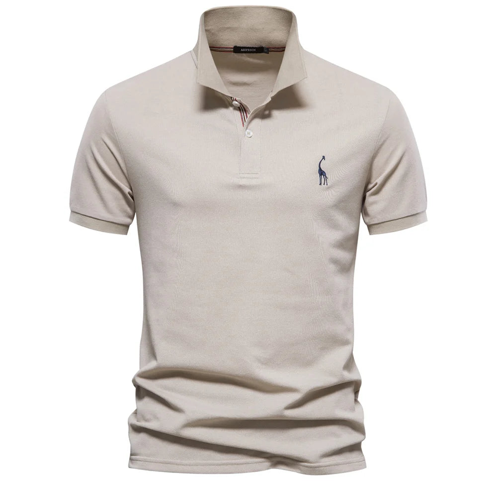 Men's Polo Shirts Cotton Polo Shirts for Men Short Sleeve High Quality Solid Polo Men New Summer Clothing