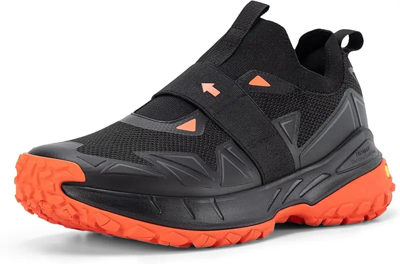 Men's Widened Hiking Walking Shoes Slip-On Comfortable Orthopaedic With Arch Support Non-Slip Sports Shoes For Travel