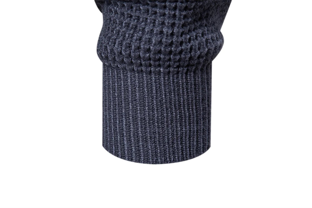 Warm Men's Pullovers Sweater For Autumn and Winter With Solid Colour and Soft Material Casual Classic Sweater For Men