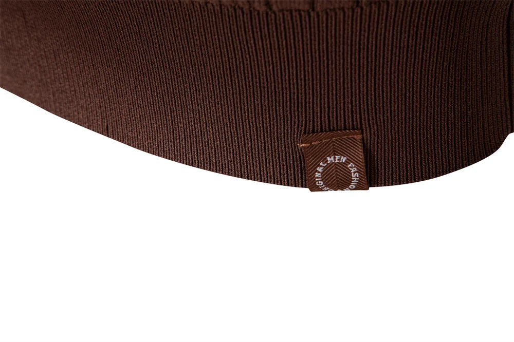 2025 Men's Button Down Polo Shirt Solid Colour Stripe Long Sleeve Autumn Winter Luxury Warm Touch Business Casual Polo Men's Shirts