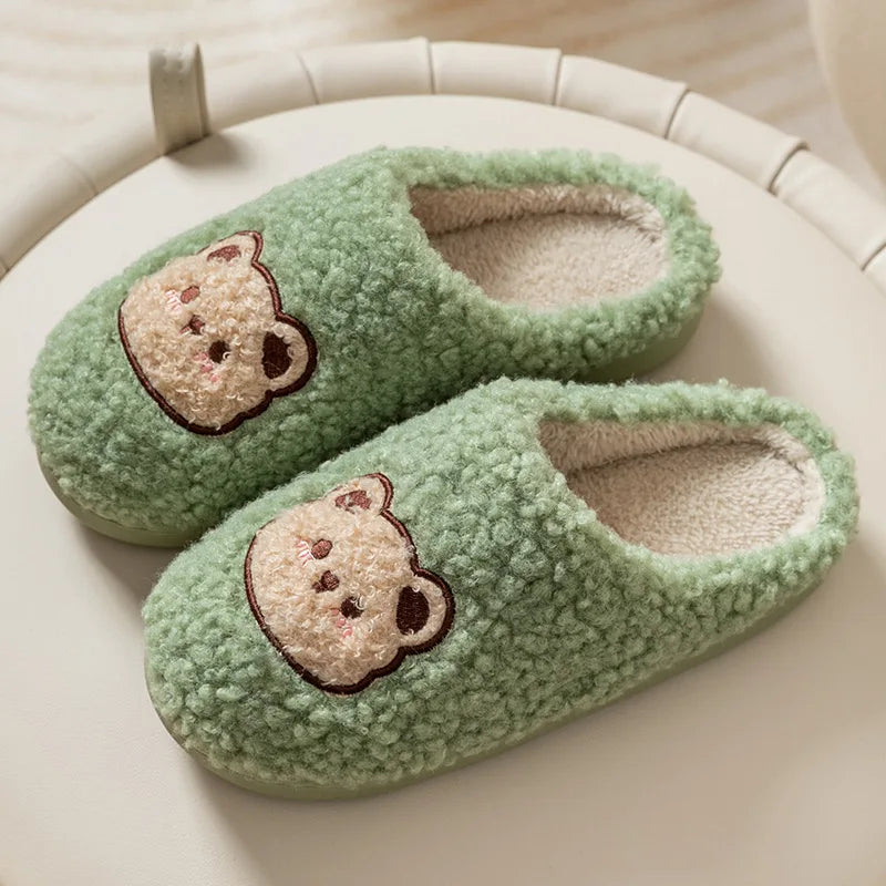 Kids' Slippers House Shoes Cartoon Winter Shoes Home Slipper Warm Anti-Slip Soft Bottom Shoes For Girls Size 36-41