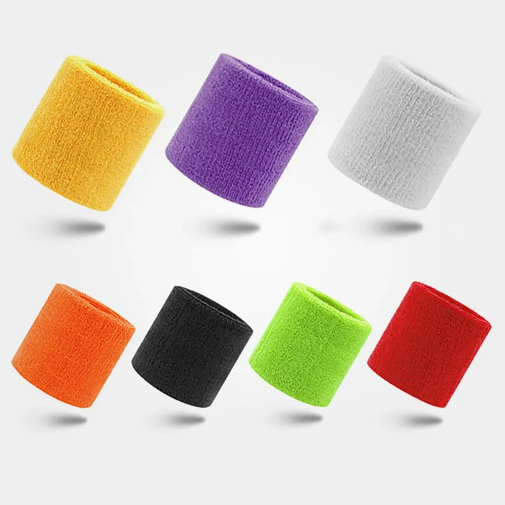 1/10pcs Wrist Support Band Wristband Sport Bracers Sweat Towel Cuff Tennis Wrist Guard Protector Strap Fitness Run Sweatband Gym