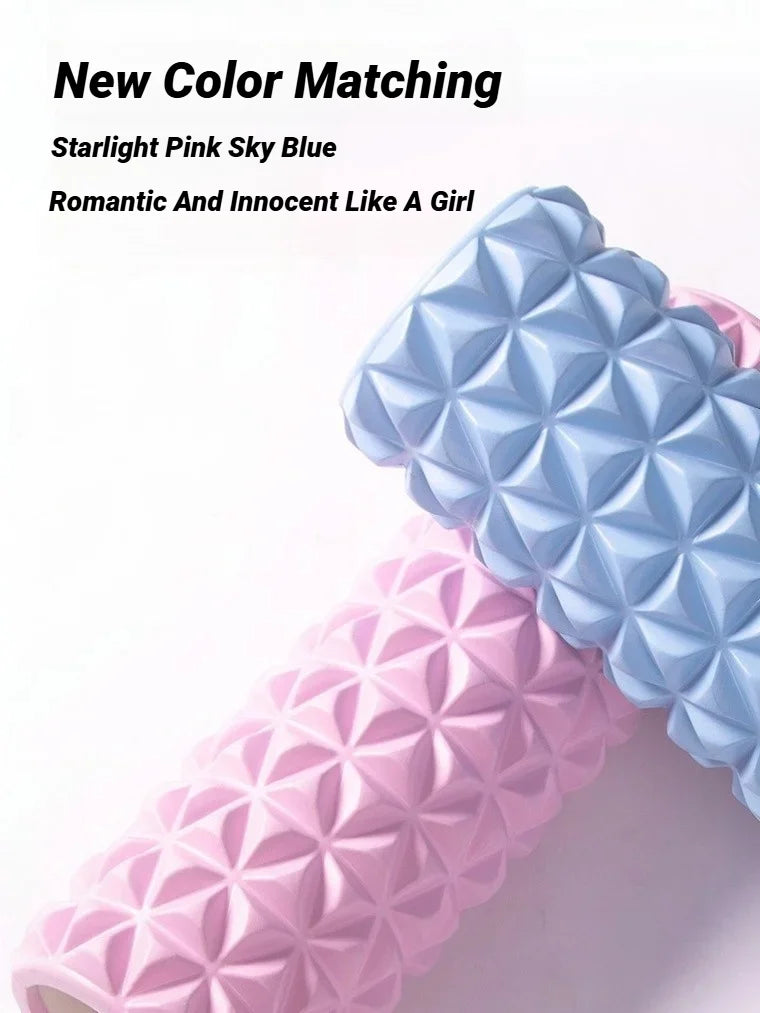 3D Diamond Foam EVA Massage Roller Holle Yoga Kolom Fitnessapparatuur Voor Spierfysiotherapie En Sportrevalidatie Rolle