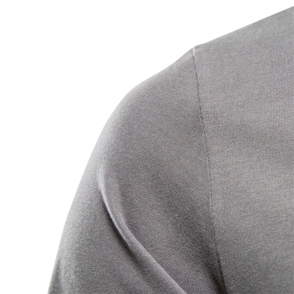 100% katoenen T-shirt met lange mouwen voor heren, effen, lente-informeel, heren-T-shirts, hoge kwaliteit herentops, klassieke kleding, heren-T-shirts