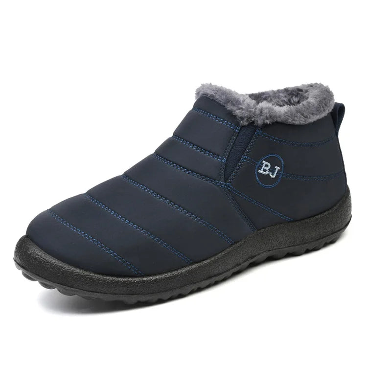Unisex Snow Warm Boots Slip-On Winter Shoes Fashion Shoes Waterproof Ankle Work Boots For Men & Women