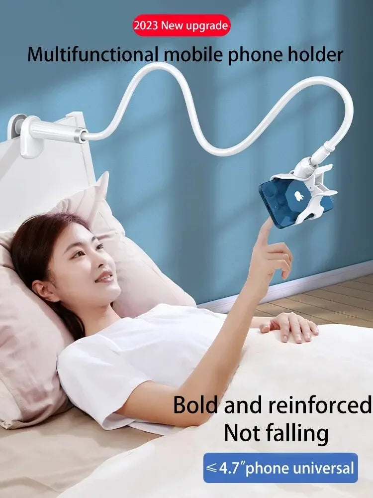 360 Clip Mobiele Telefoonhouder Standaard Draagbare Flexibele Lazy Bed Desktop Beugel Bureau Montage Standaard Basis Voor iPhone Samsung Xiaomi