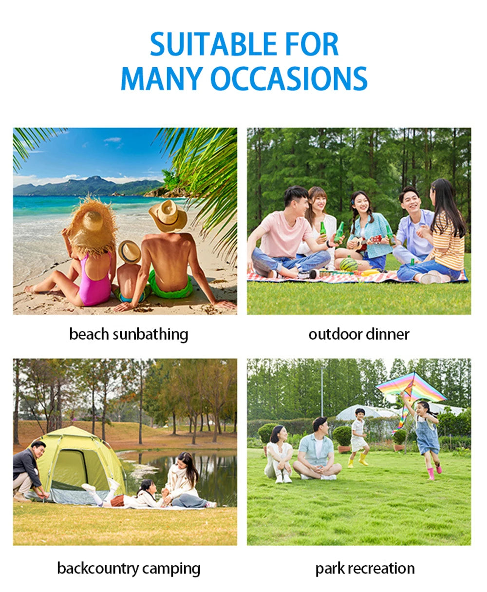Camp Cushion Outdoor Hiking Massage Mat Camping Training Moisture-proof Pad Honeycomb Massage Mat Park Foldable Picnic Sitting