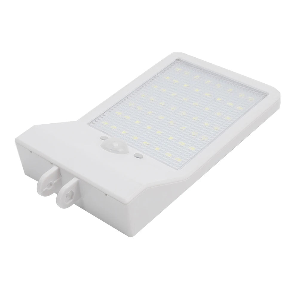 48 LED-straatverlichting op zonne-energie met PIR-bewegingssensor, tuinbeveiligingslamp, waterdichte wandlampen voor buiten