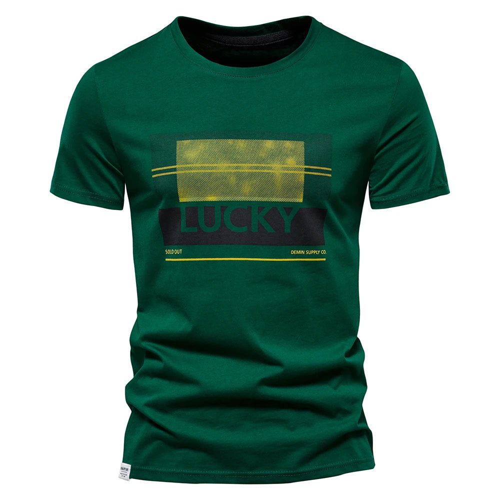 Fashion Designer Cotton T Shirt Men Short Sleeve Casual Sport Summer Tops Tee Shirts Brand Quality Men Clothing