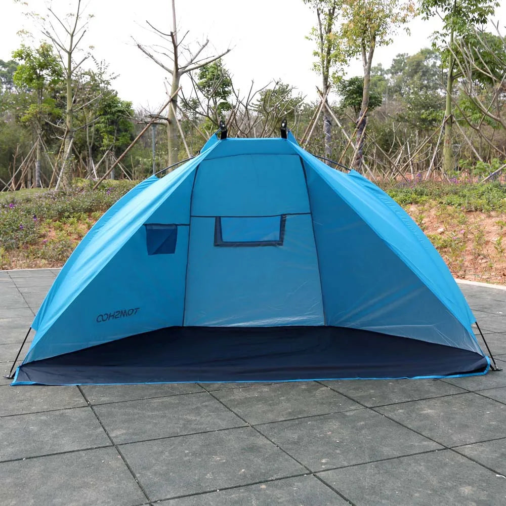 2-persoons strandtenten voor buiten, schaduw, UV-bescherming, ultralichte tent voor vissen, picknickpark, zomerluifel, schaduw, schuilplaats