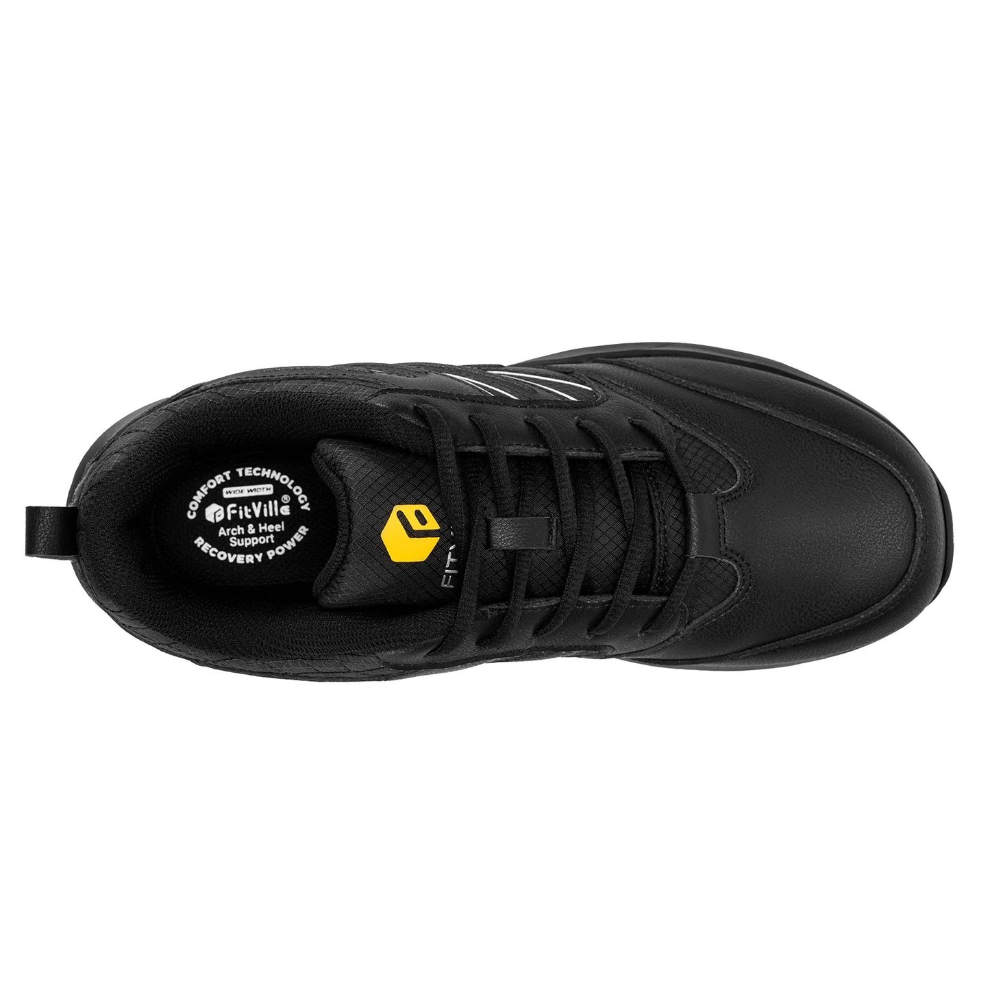 Men's Wide Hiking Shoes Water Repellent Lightweight Outdoor Climbing Shoes Trekking Trails Sneakers for Arch Support
