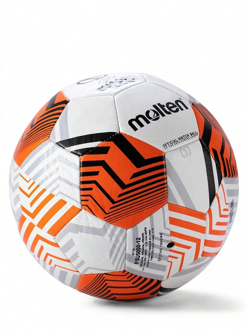 1 st. Gesmolten voetbalballen, officiële maat 5, buitenvoetbalwedstrijdtrainingscompetitiebal en voetbalballen, officiële maat 5 buitenvoetbal
