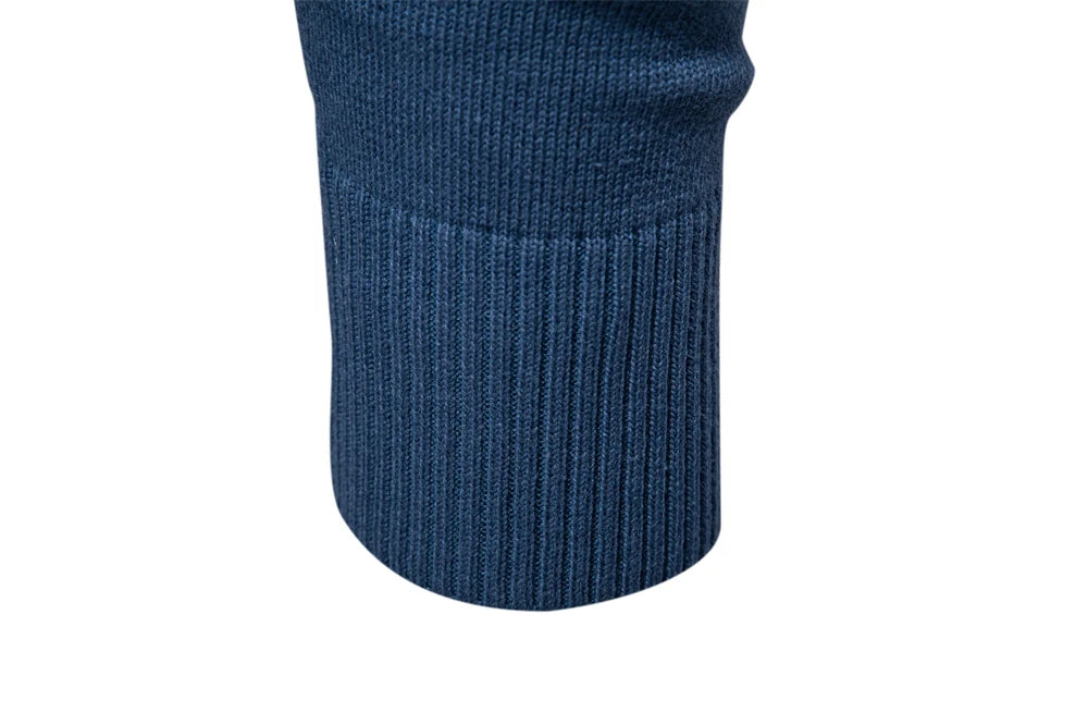 Men's Solid Cotton Crew Neck Knitted Pullover Sweaters Casual Fashion Classic Sweater for Men