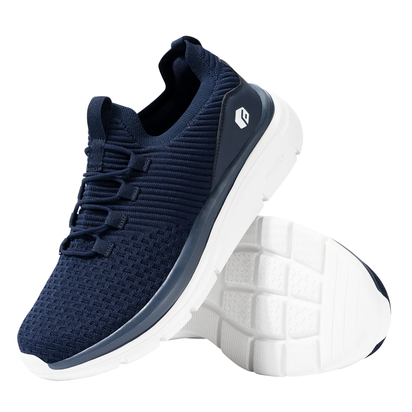 Men's Shoes Slip on Walking Sneakers Lightweight Wide Width for Flat Feet Plantar Fasciitis Heel Pain Relief