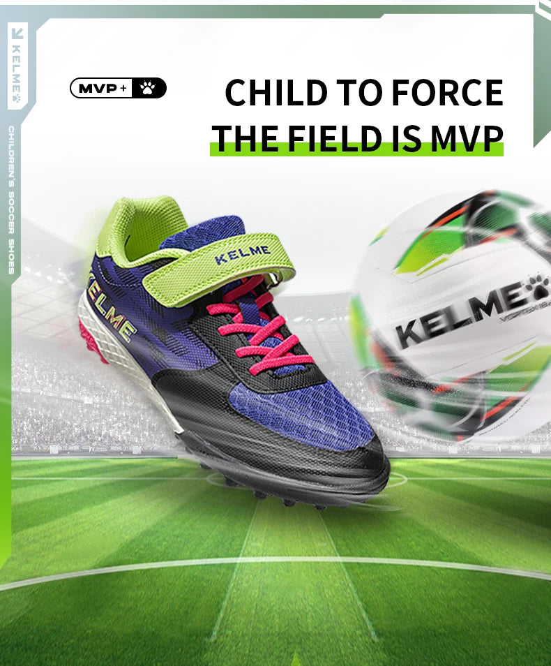 Children's Football Boot Boys And Girls TF Soccer Shoes Artificial Grass Anti-Slippery Youth AG Sports Training Shoes