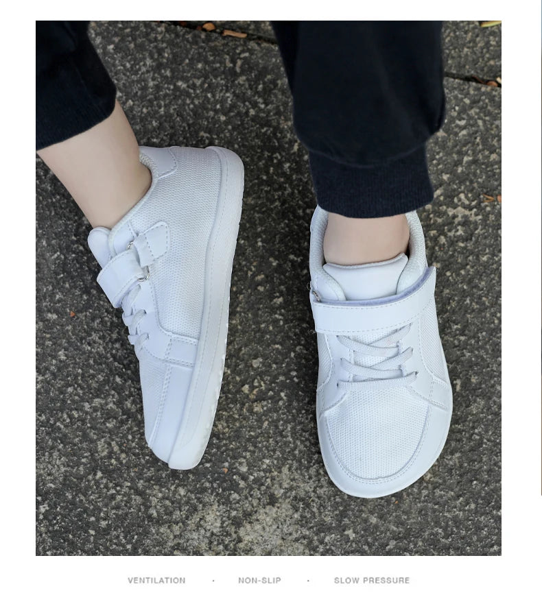 Breathable Barefoot Shoes Lightweight Knitting Sneakers for Sports Running Tennis Wide Toe All Ages Adult Kids Sizes Zero Drop