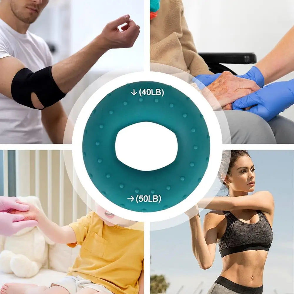Hand Grip Strengthener Finger Grip Ring Hand Trainer For Hand Finger Strength Training Rehabilitation And Relaxation