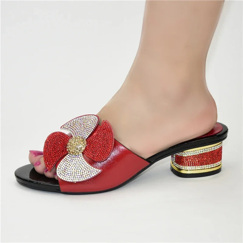 Designer Shoes Women Luxury 2025 Elegant Crystal Shoe Women Shoes Ladies Footwear Comfortable Sexy Wedding Shoes Female