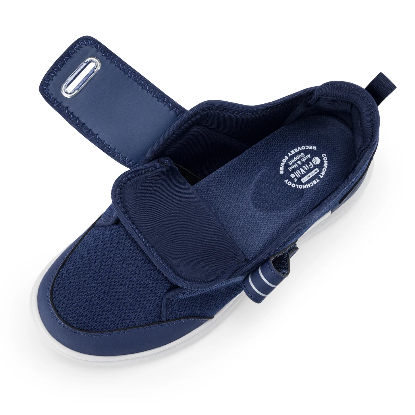 Diabetic Shoes for Men's Extra Wide, Hook, and Loop Walking Shoes for Elderly for Swollen Foot Pain Relief Neuropathy