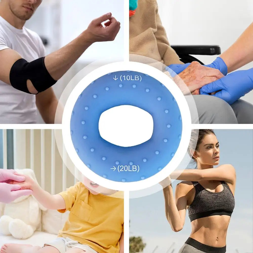 Hand Grip Strengthener Finger Grip Ring Hand Trainer For Hand Finger Strength Training Rehabilitation And Relaxation