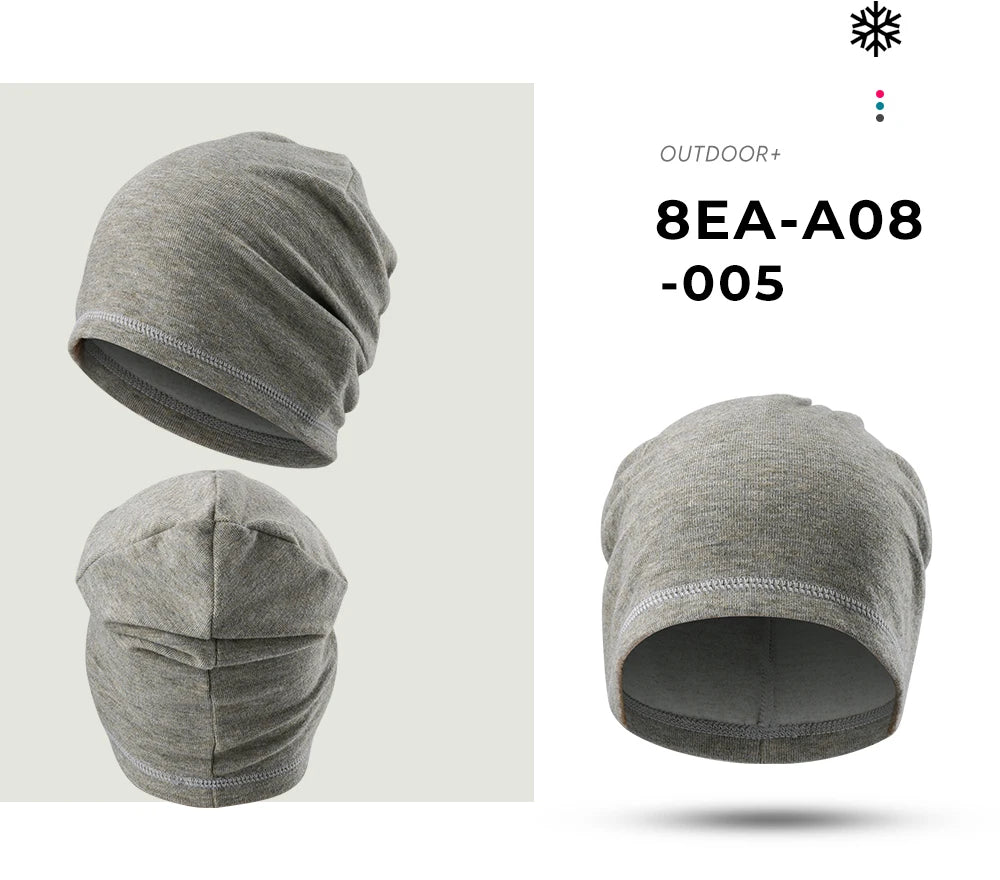 Winter Fleece Beanies Bicycle Sports Tennis Fitness Stretch Running Hiking Cycling Hat Snowboard Soft Windproof Cap Women Men