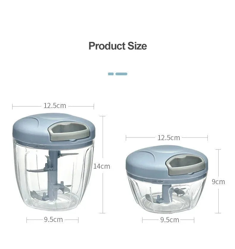500/900ML handmatige knoflookpers roestvrij staal multifunctionele voedselsnijder zware ergonomische keukenhulp