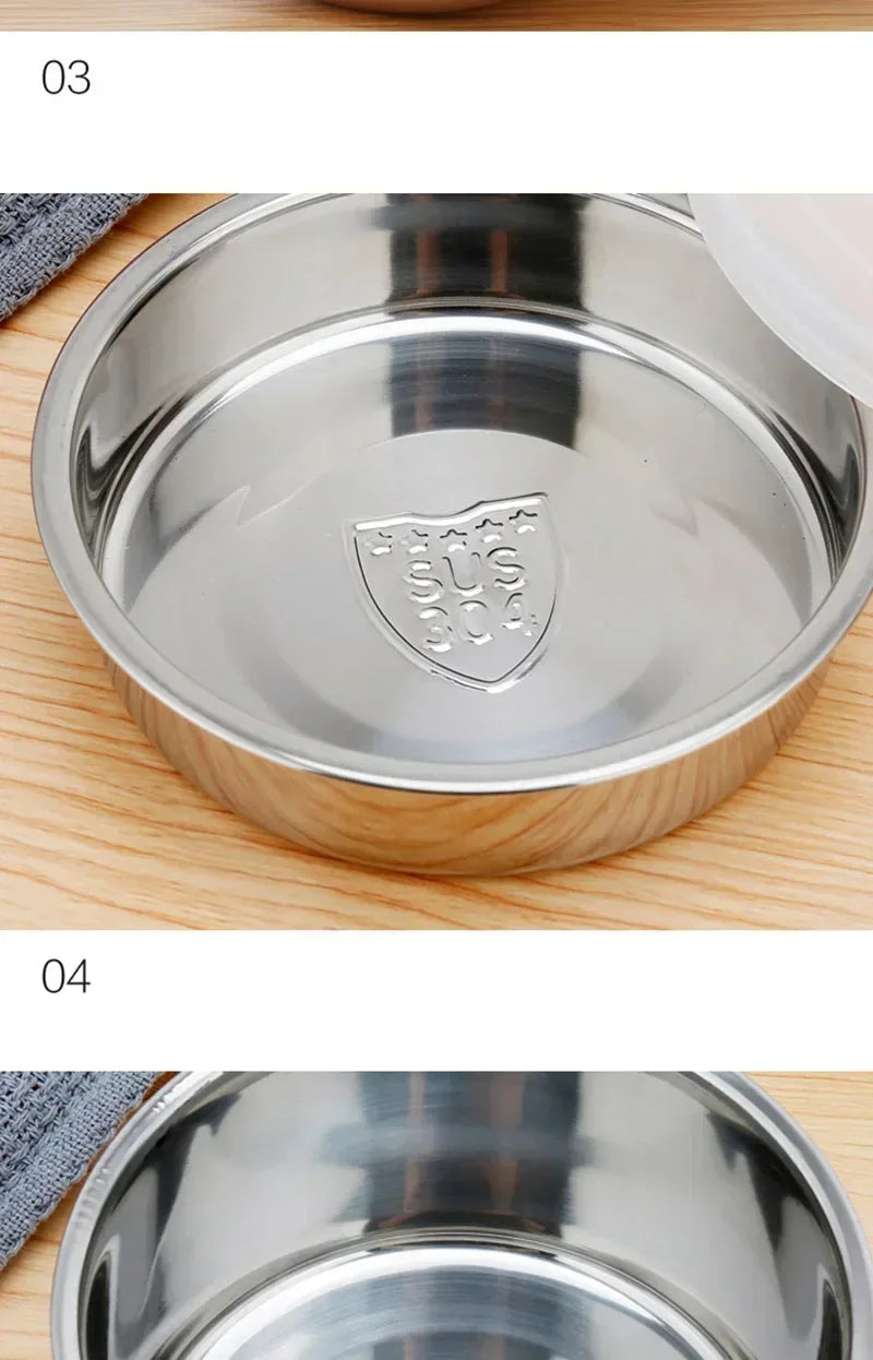 6 Hours Thermal Vacuum Lunch Box 304 Stainless Steel Insulated Worker Adult Food Container Large Picnic Student Bento Box Set