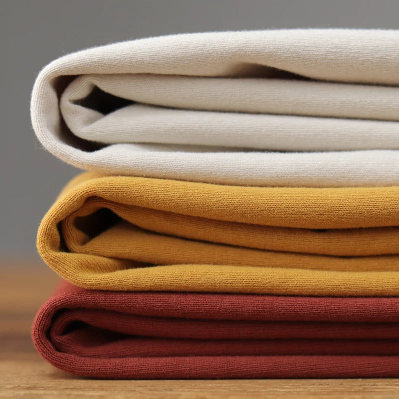 2025 Summer New American Retro 245G Short Sleeve O-neck Solid Color T-shirt Men's Fashion Simple 100% Cotton Washed Casual Tops