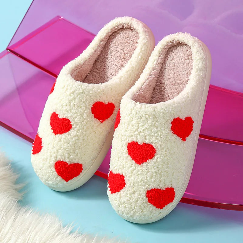 Unisex Slippers House Shoes Cartoon Winter Shoes Warm Anti-Slip Home Slipper Soft Bottom Kids' Shoes Size 36-45