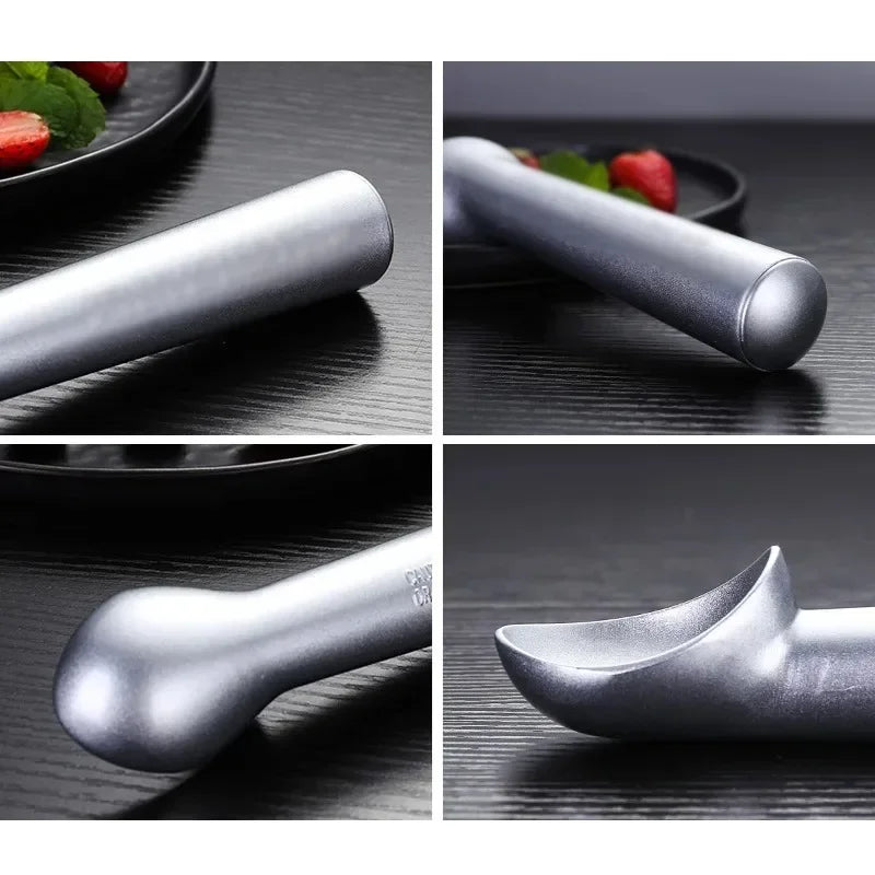 1/2PCS Non-stick Ice Cream Spoons Stainless Steel Fruit Ice Ball Making Tools Handled Dessert Digging Scoop Kitchen Bar Gadgets