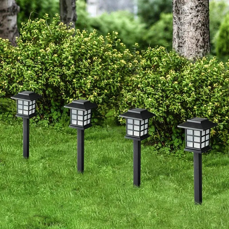 2-pack zonne-padverlichting, waterdichte buitenlamp op zonne-energie voor tuin, terras, looppad, oprit, kampeerdecoratie