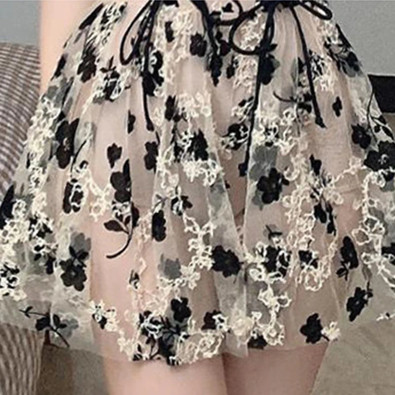 Fashion Floral Embroidery Women Swimsuit One-piece Sling Backless Slimming Bathing Suit New Swimsuit Soaking in Hot Springs