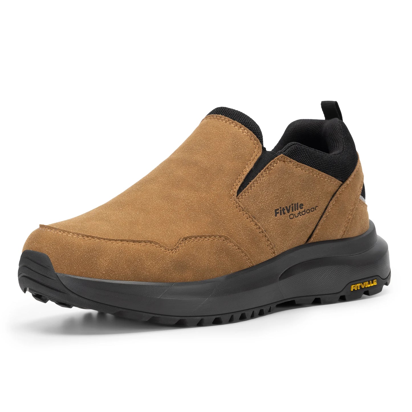 Men's Shoes Wide Hiking Comfortable Slip on Loafers Go Walking and Trekking Trails Sneakers With Arch Support