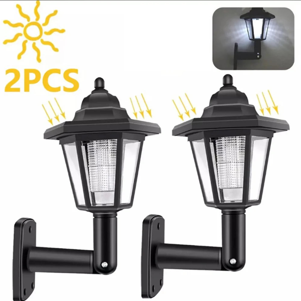 Garden Lights Outdoor Solar Street Light Lightings Wall Light Fixture Leds for Lighting Outdoor Gardens Decoration Led Exterior